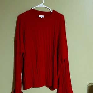 Pink Lily red sweater 2XL